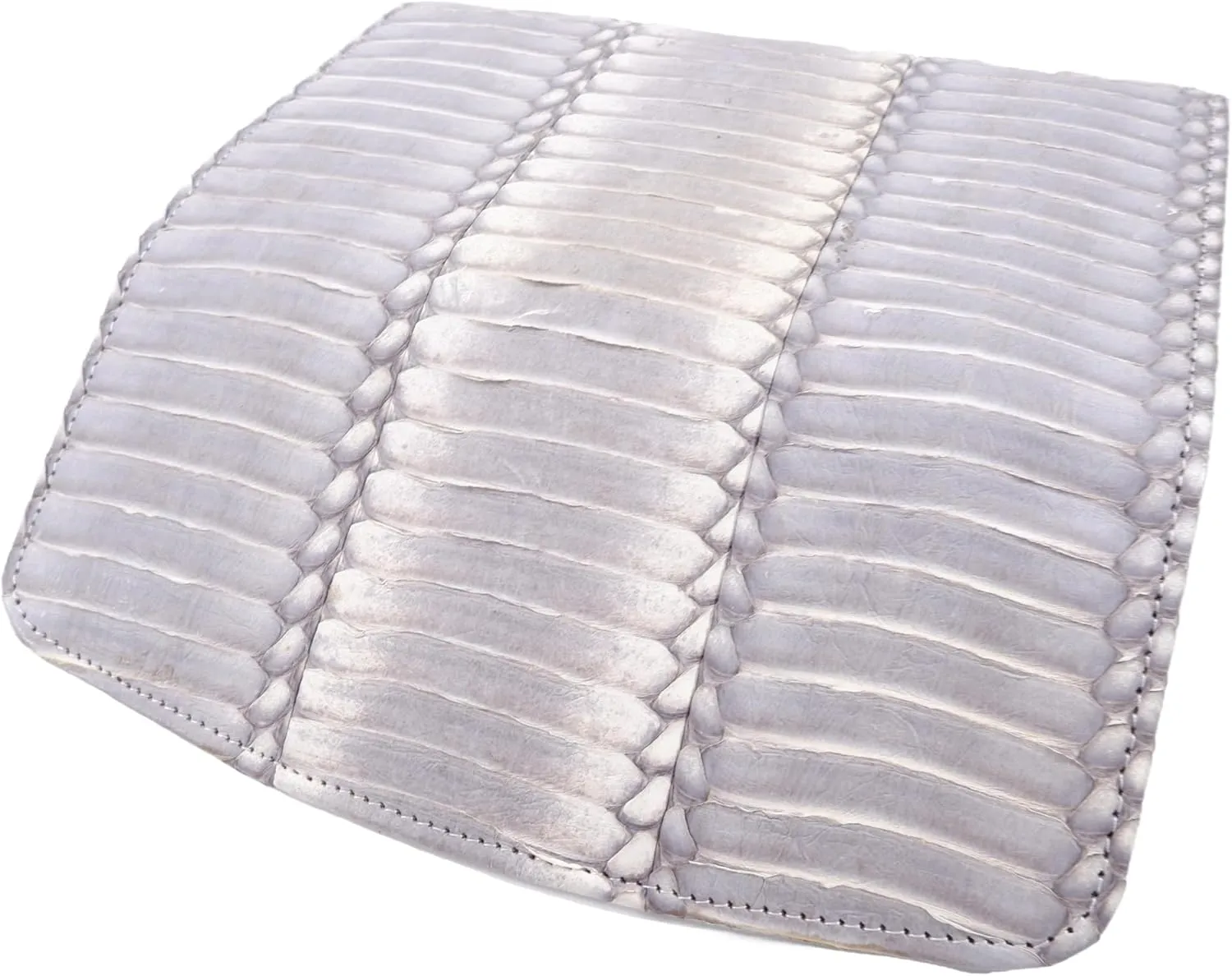 Genuine Cobra Snake Skin Leather Women's Trifold Clutch Wallet Purse Natural (Triple Belly Natural)