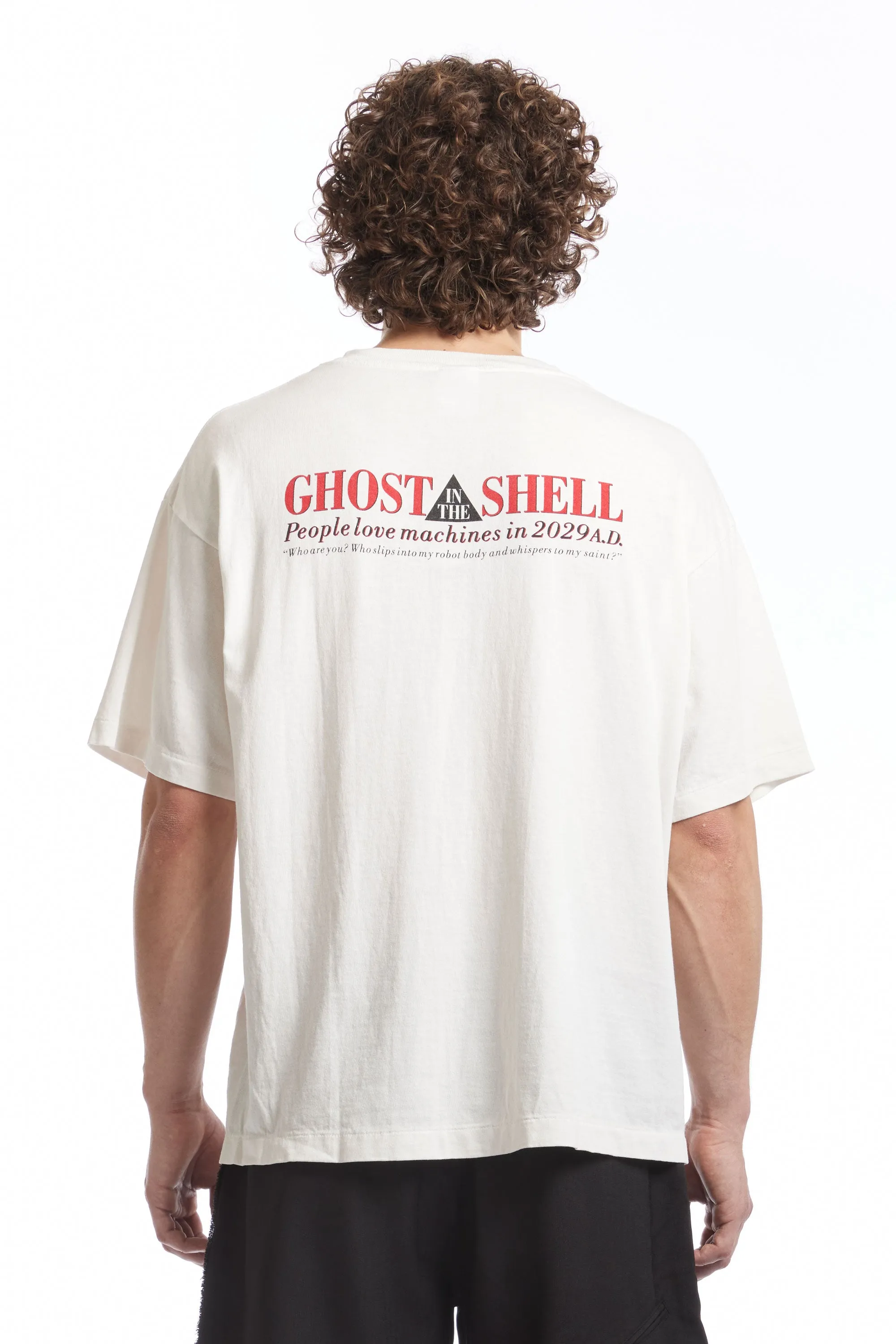 GHOST IN THE SHELL WHITE SS TEE