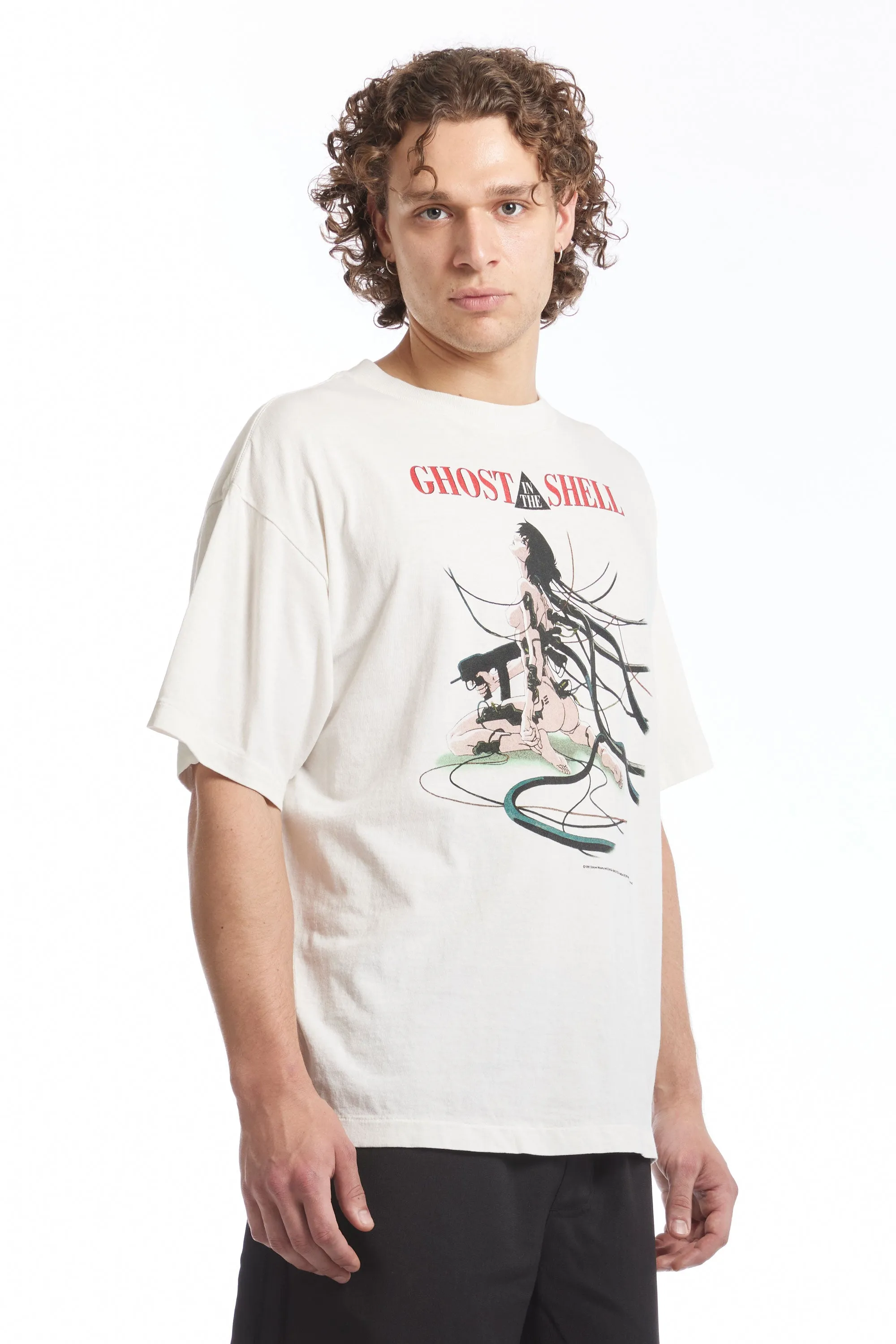 GHOST IN THE SHELL WHITE SS TEE
