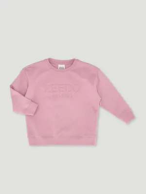 Girls Logo Sweat Top