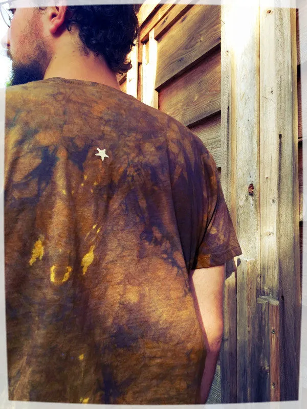 Gold Sun and Purple Tree of Life Organic Tshirt