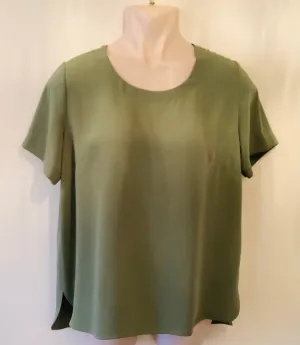 Green Short Sleeve Top - Georgede