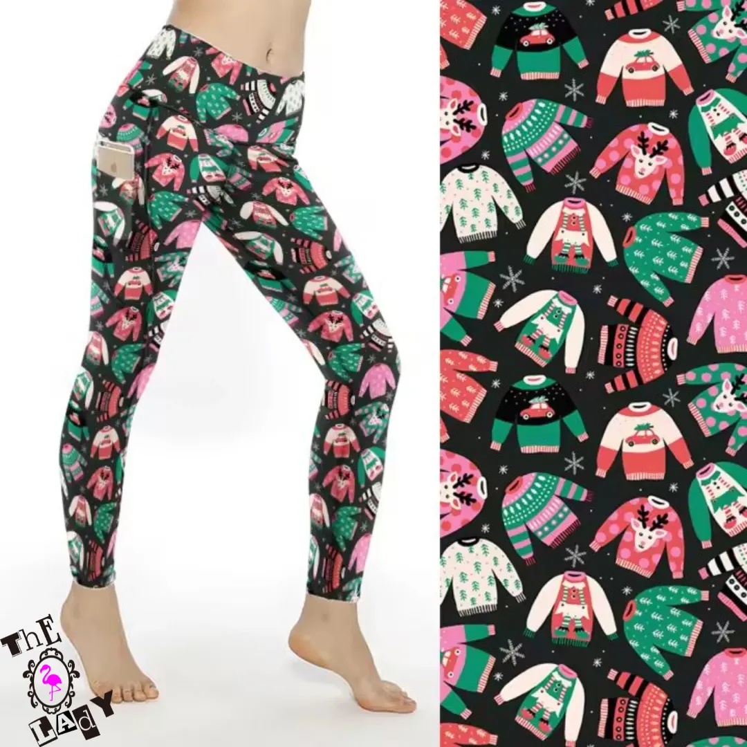 Holiday Sweaters Full Length Leggings