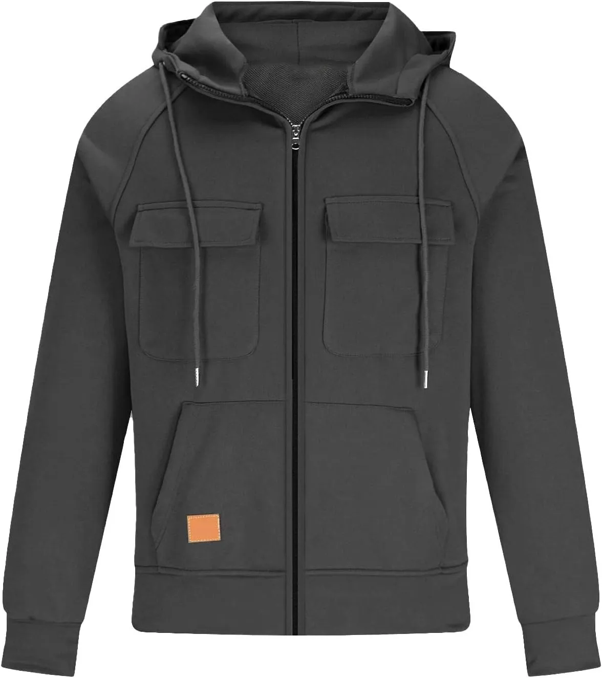 Hoodies for Men Quarter Zip Pullover Vintage Sweatshirt Tactical Hoodies Big and Tall Sweatshirt Cargo Pullover Tops