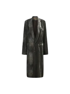 Indigo Jacquard Velvet Jacket
