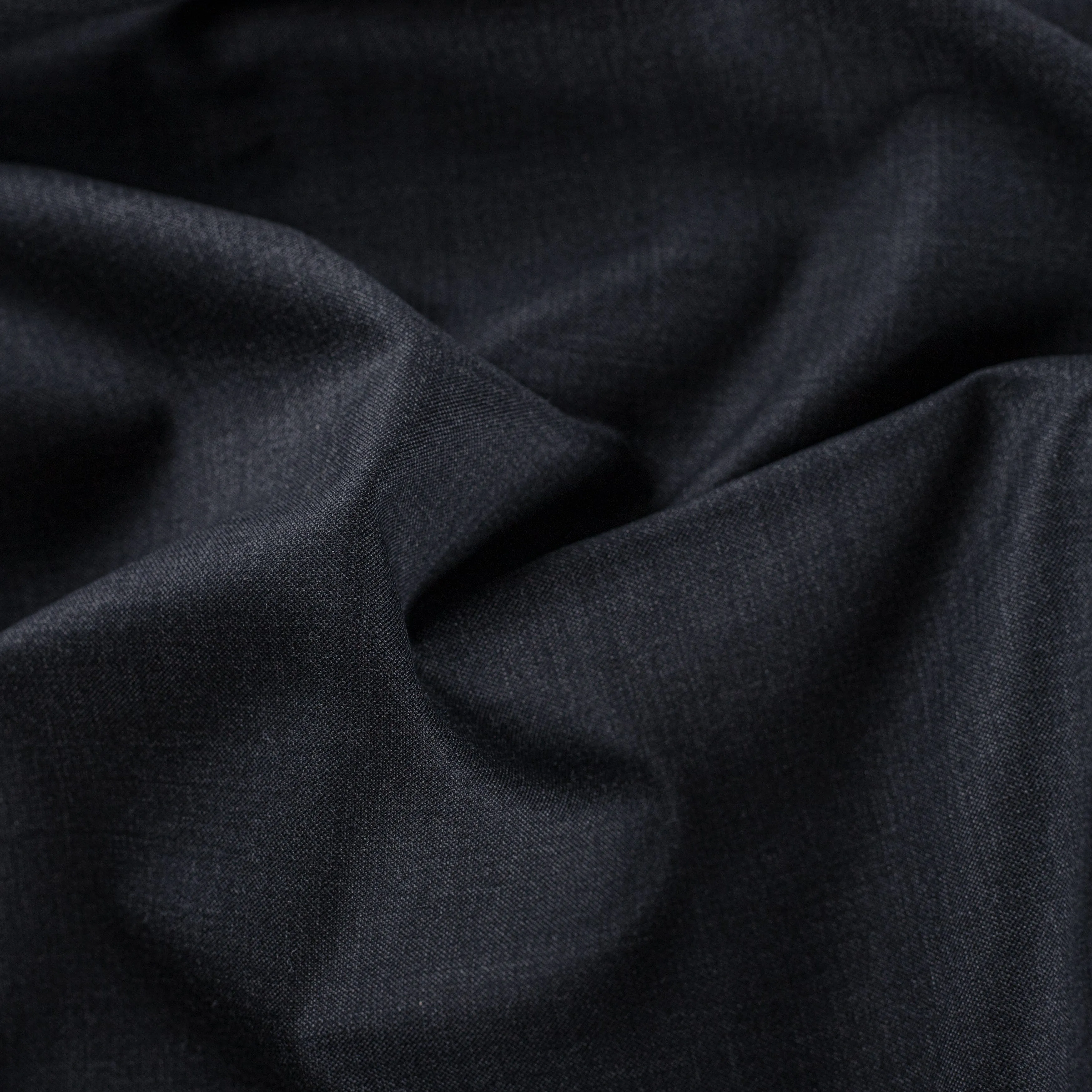 Italian Suiting Plain Grey Super 160