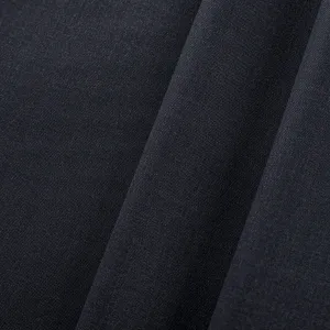 Italian Suiting Plain Grey Super 160