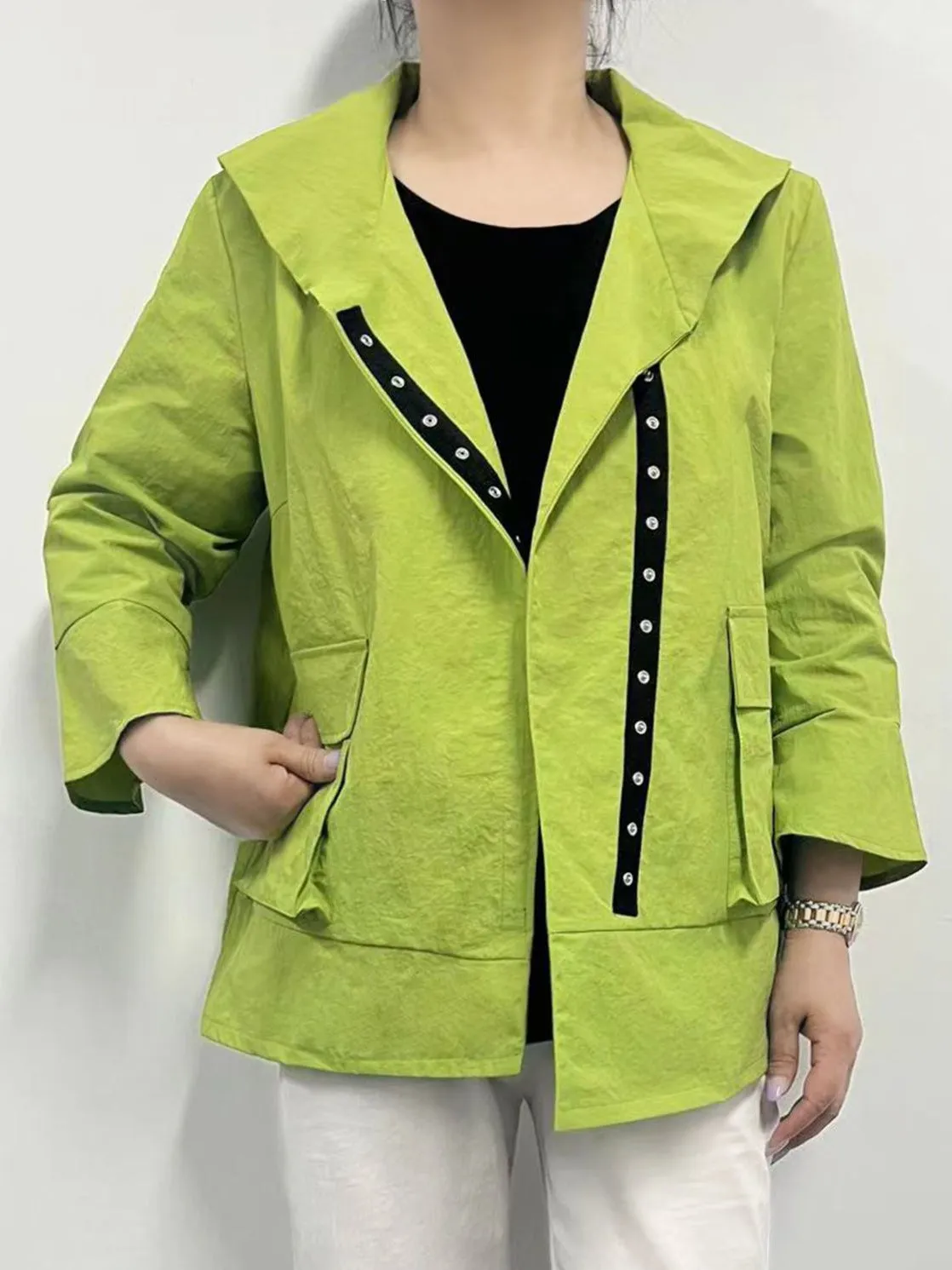 Jacket Snap Pockets
