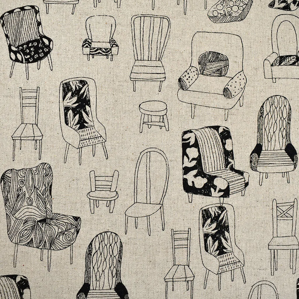Japanese Chair Menagerie Canvas Natural