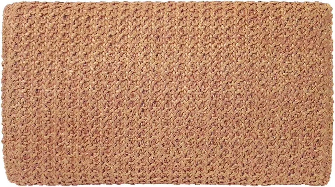 JNB Natural Straw Clutch