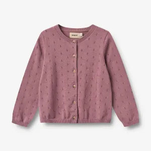 Knit Cardigan Maia - lavender dawn