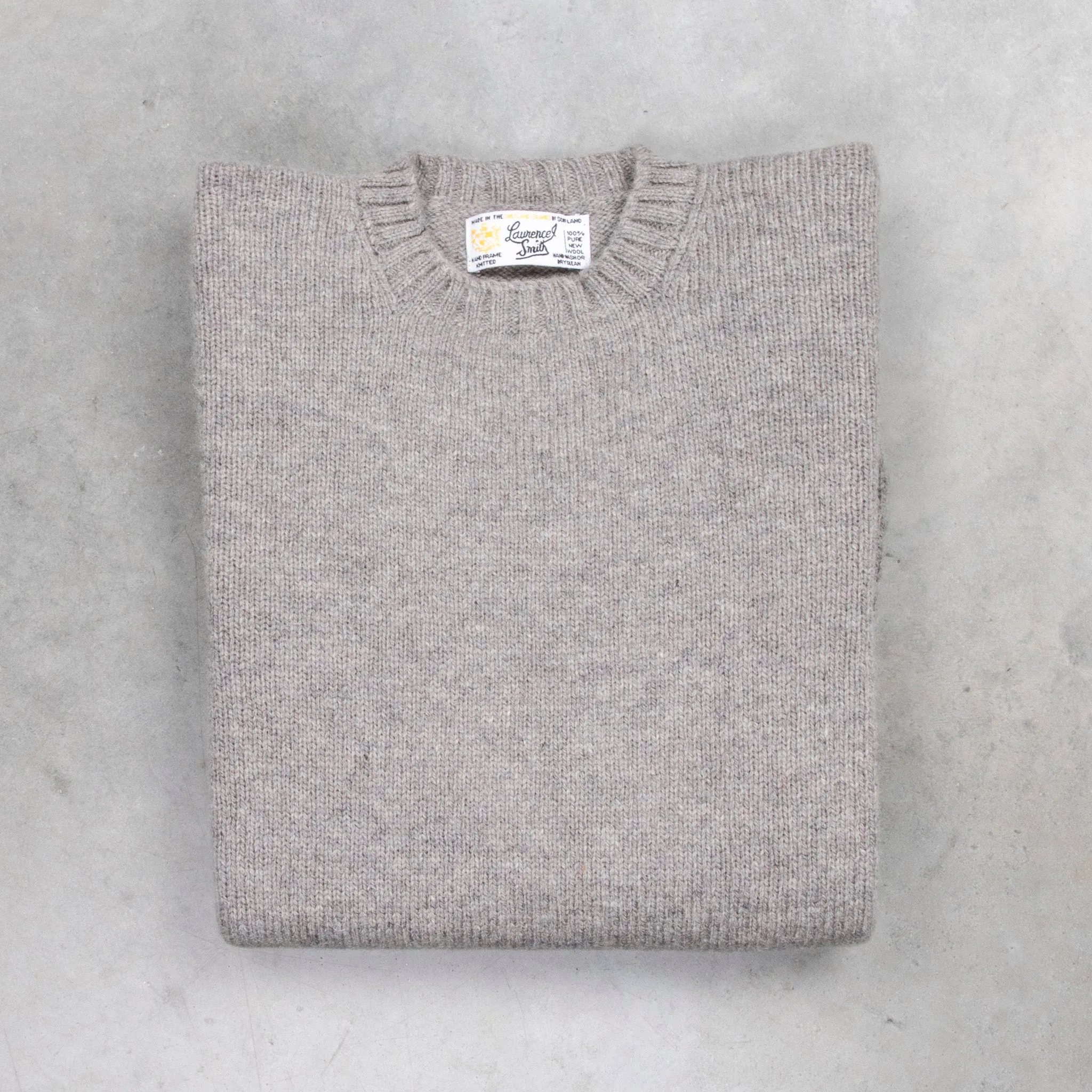 Laurence J. Smith Super Soft Seamless Crewneck Pullover Chrome