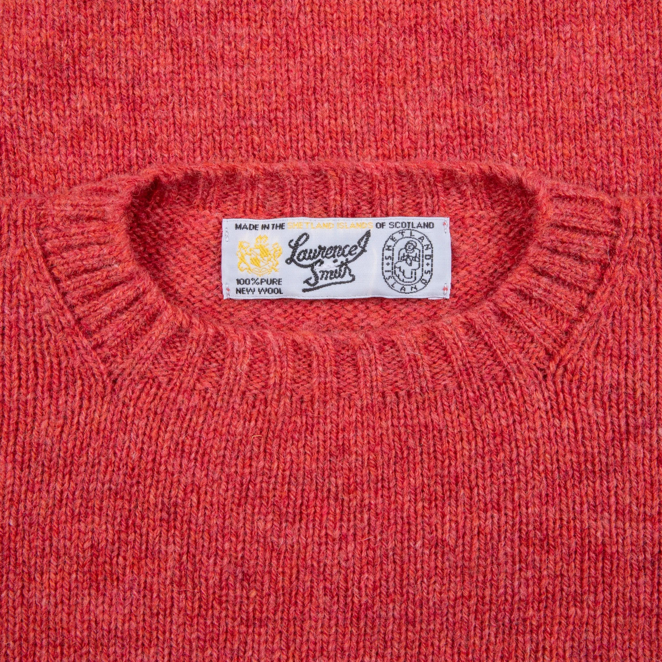Laurence J. Smith Super Soft Seamless Crewneck Salmon