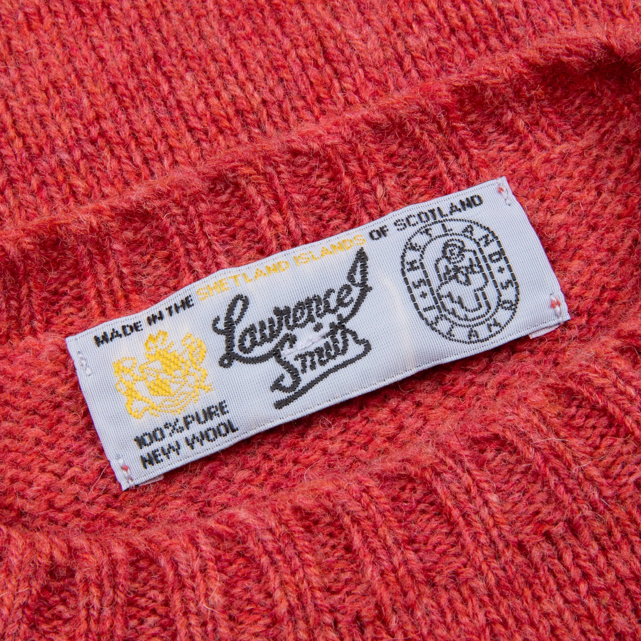 Laurence J. Smith Super Soft Seamless Crewneck Salmon