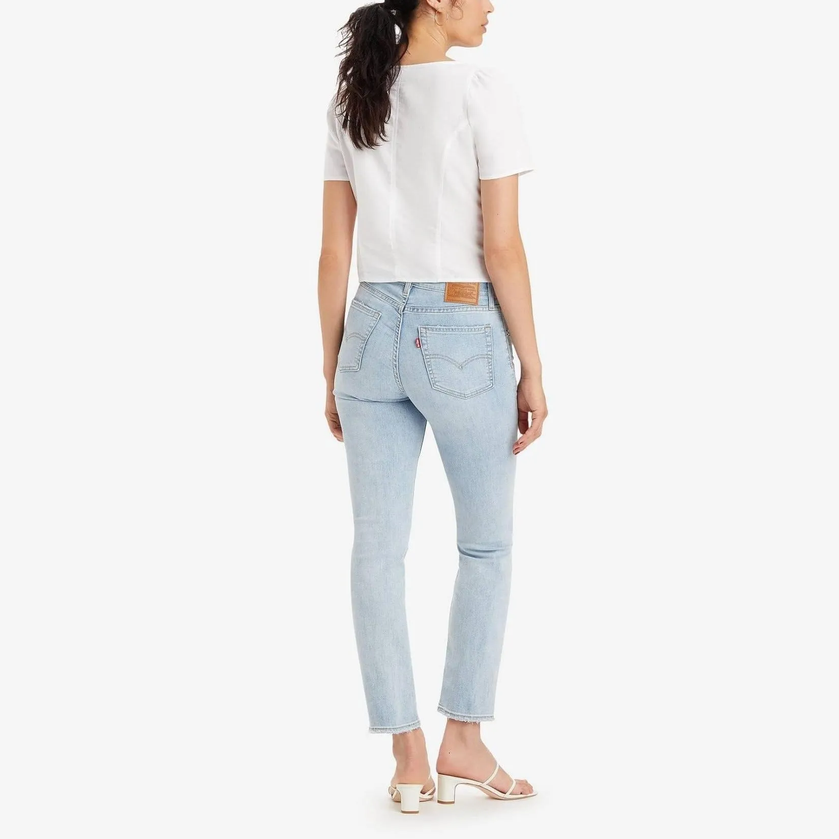 Levi's 724™ High Rise Straight Lightweight Jeans Cool Bright In Blue