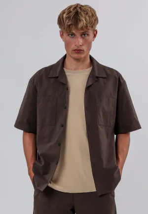 LIGHTWEIGHT SHIRT CHOCOLATE