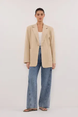 LOUIE NATURAL PATCH POCKET BLAZER