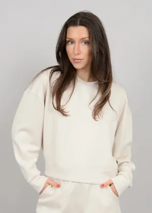 Lucie Soft Knit Crewneck Crop