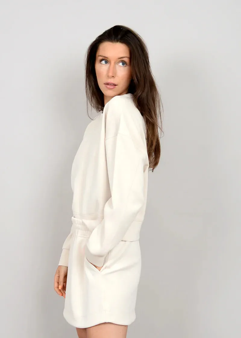 Lucie Soft Knit Crewneck Crop