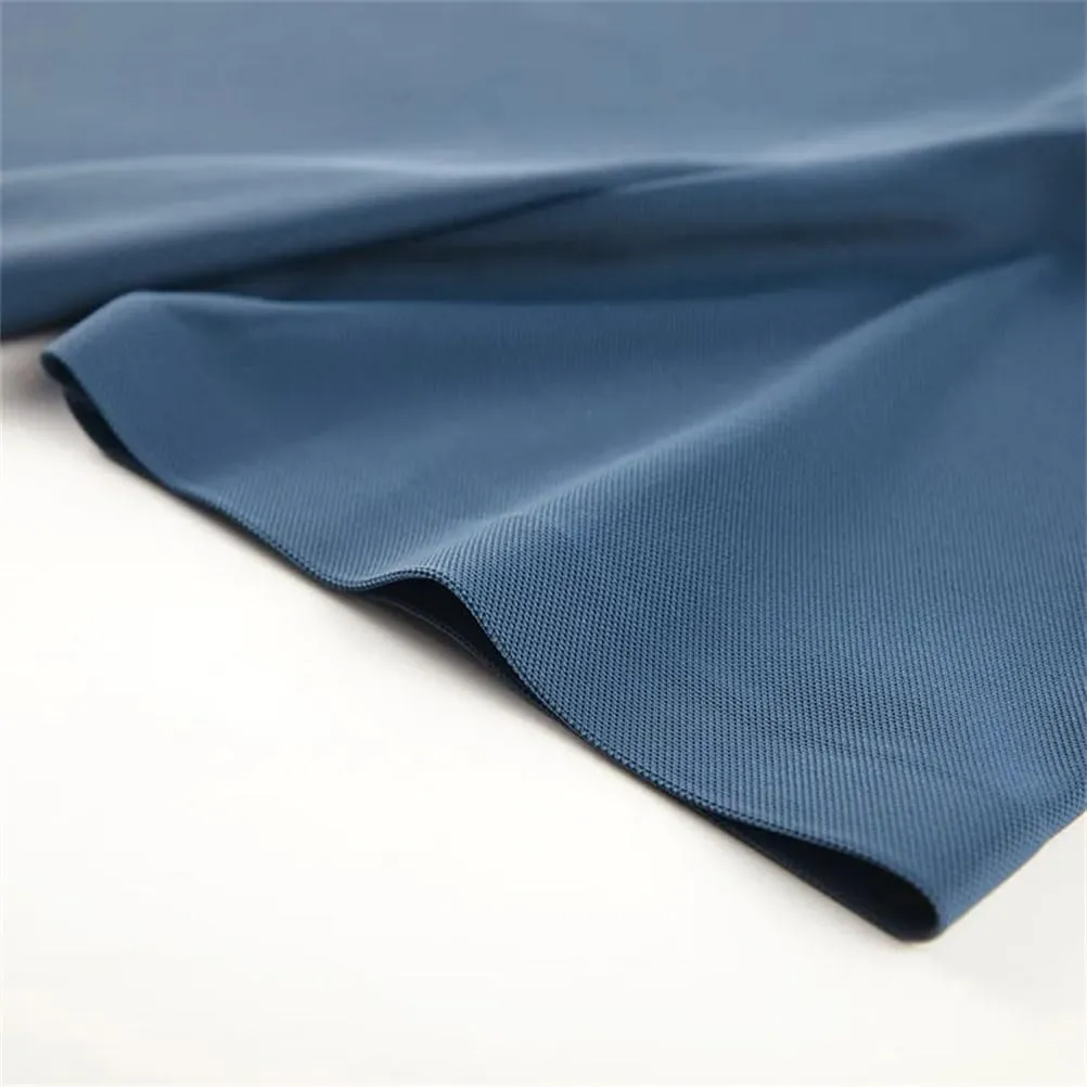 Men Quick Dry Short Sleeve T-Shirts Breathable Cool Ice Silk Polo Shirt Quick Dry Fit Sports Tee