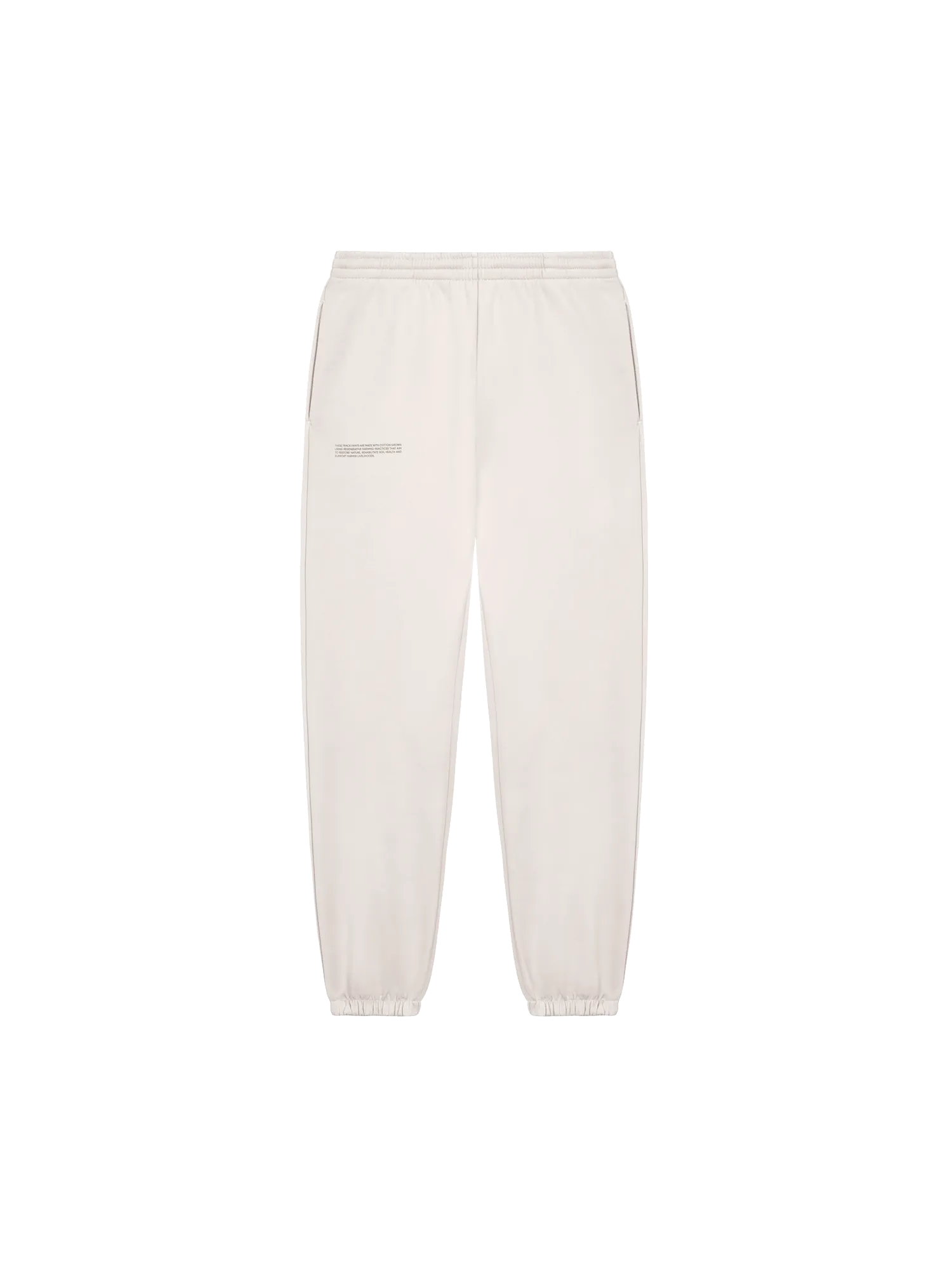 Mens In Conversion Cotton Track Pants—cotton white