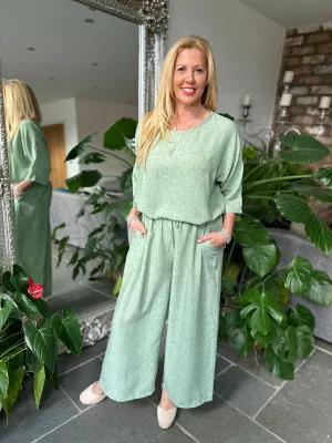 Mint Lightweight Trousers Kirsty