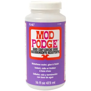 Mod Podge Plaid Hard-Coat Waterbase Sealer, Glue & Finish 16fl oz