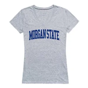 MSU Morgan State University Game Day Womens Tee T-Shirt Heather Grey