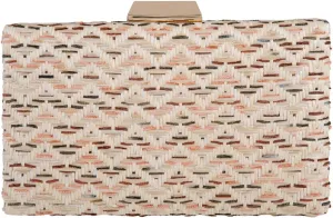 Natural Straw Box Clutch