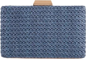 Natural Straw Box Clutch