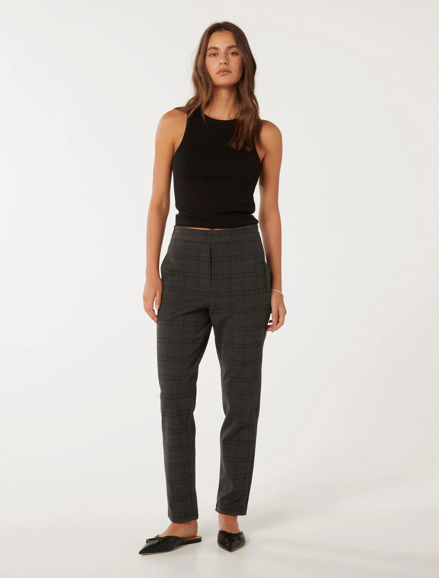 Nelly Check Pants