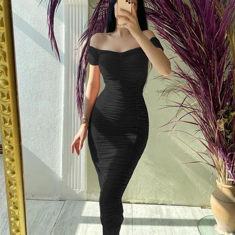 Off Shoulder Elegant Bodycon Dress