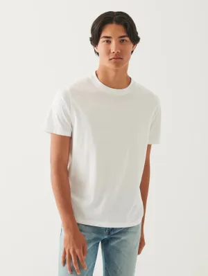 Organic High Neck T-Shirt - White