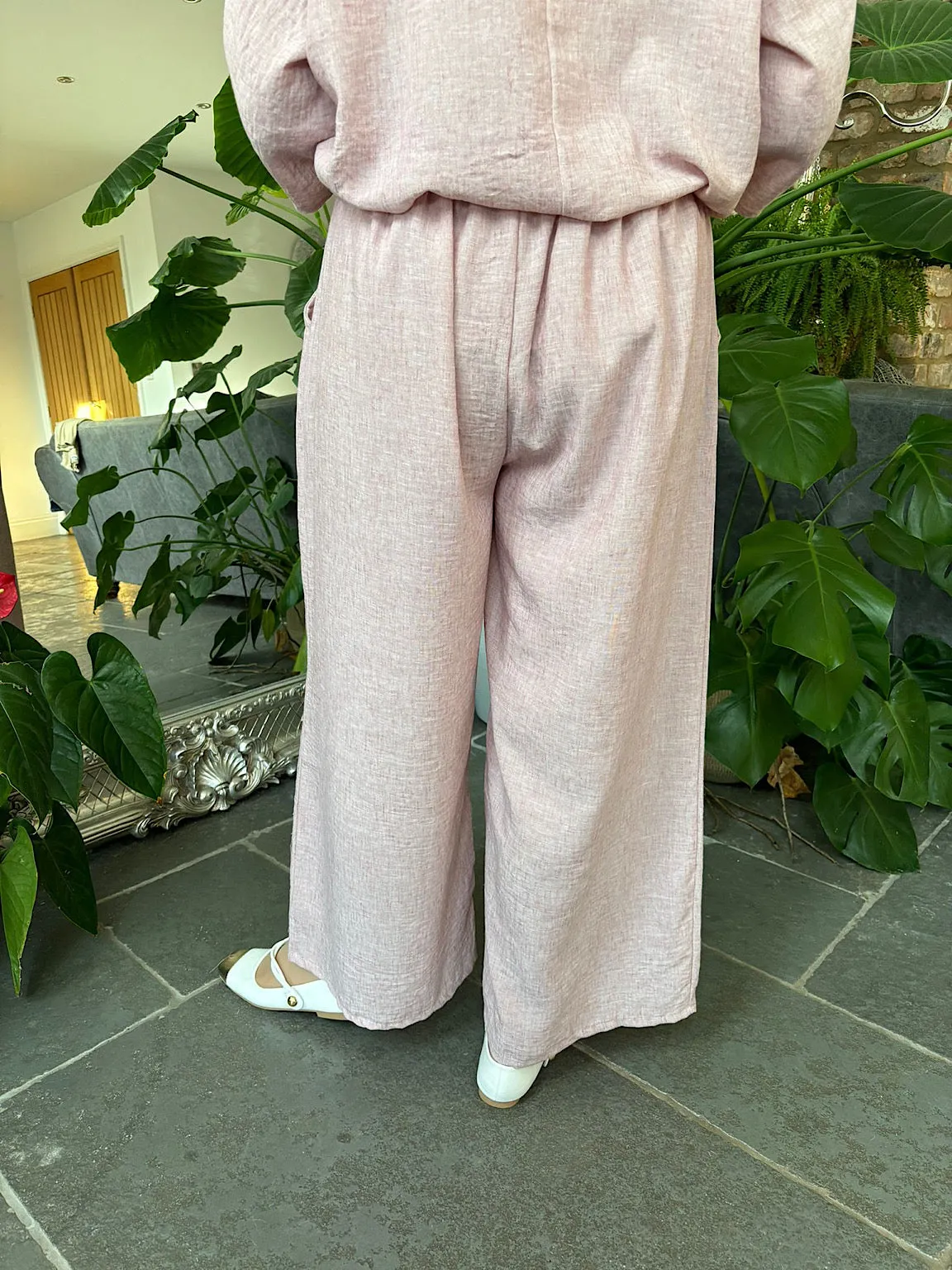 Pink Lightweight Trousers Kirsty