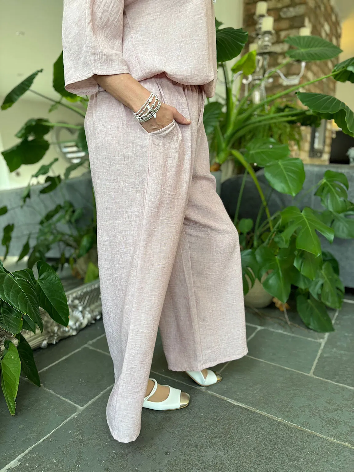 Pink Lightweight Trousers Kirsty