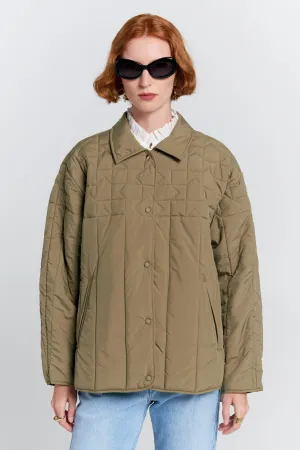 Quilted Voyager Jacket | Herb Green