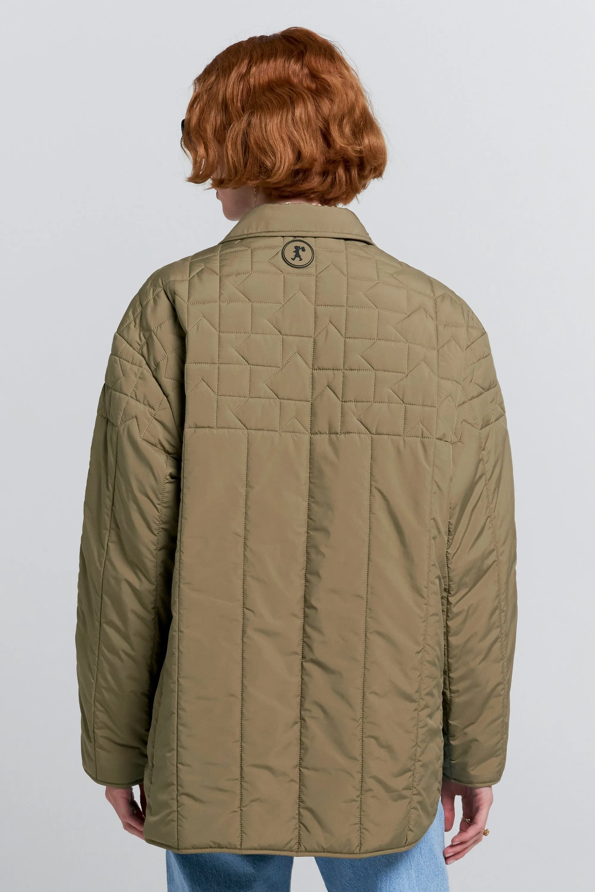 Quilted Voyager Jacket | Herb Green