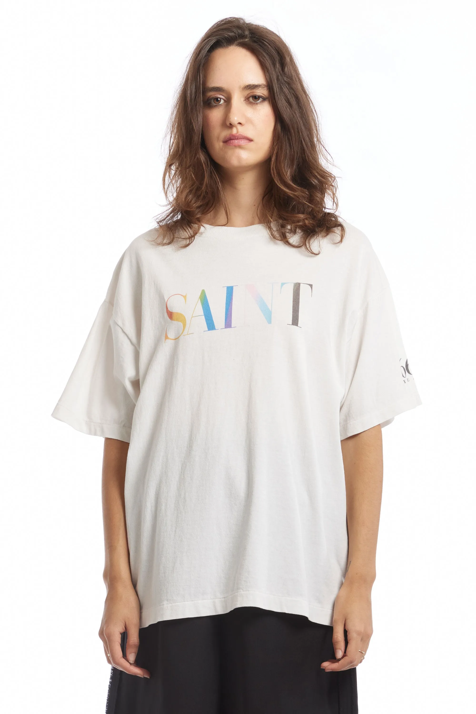 RAINBOW SAINT SS TEE WHITE