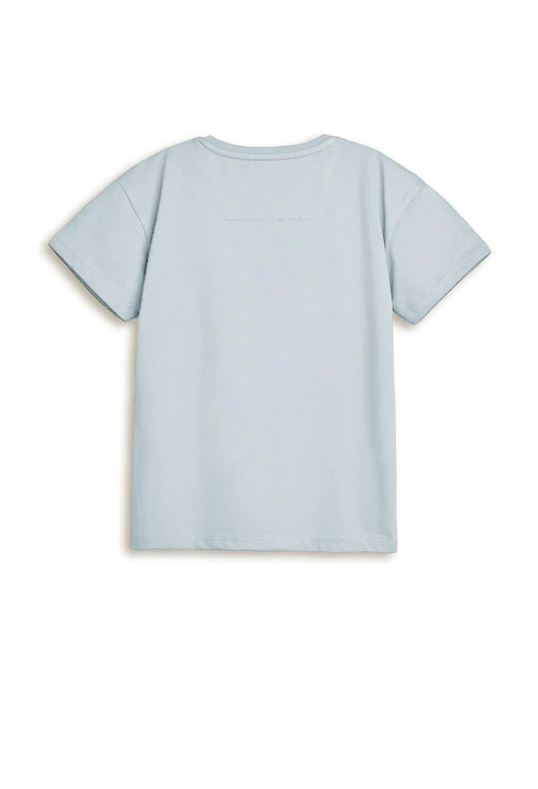 Sky Blue Shark Printed
