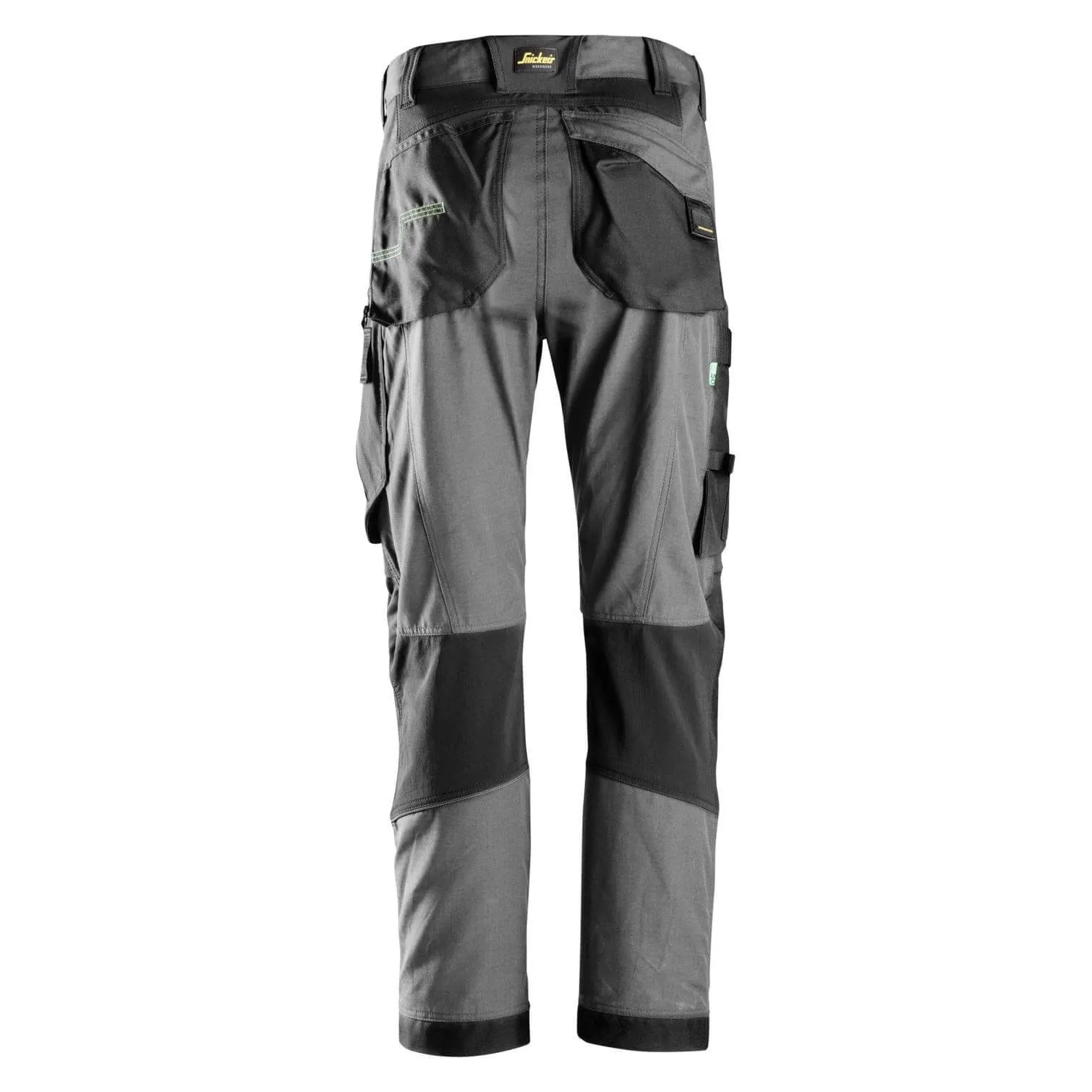 Snickers 6903 Flexiwork Lightweight Work Trousers Grey Black
