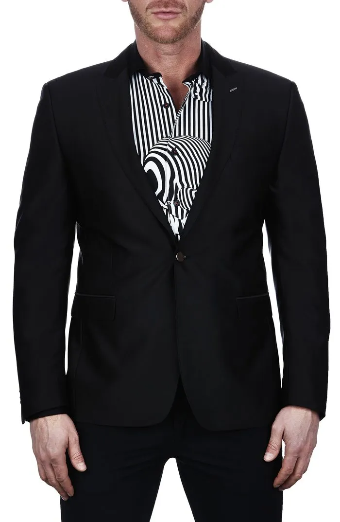 Socrate Skull Black Blazer