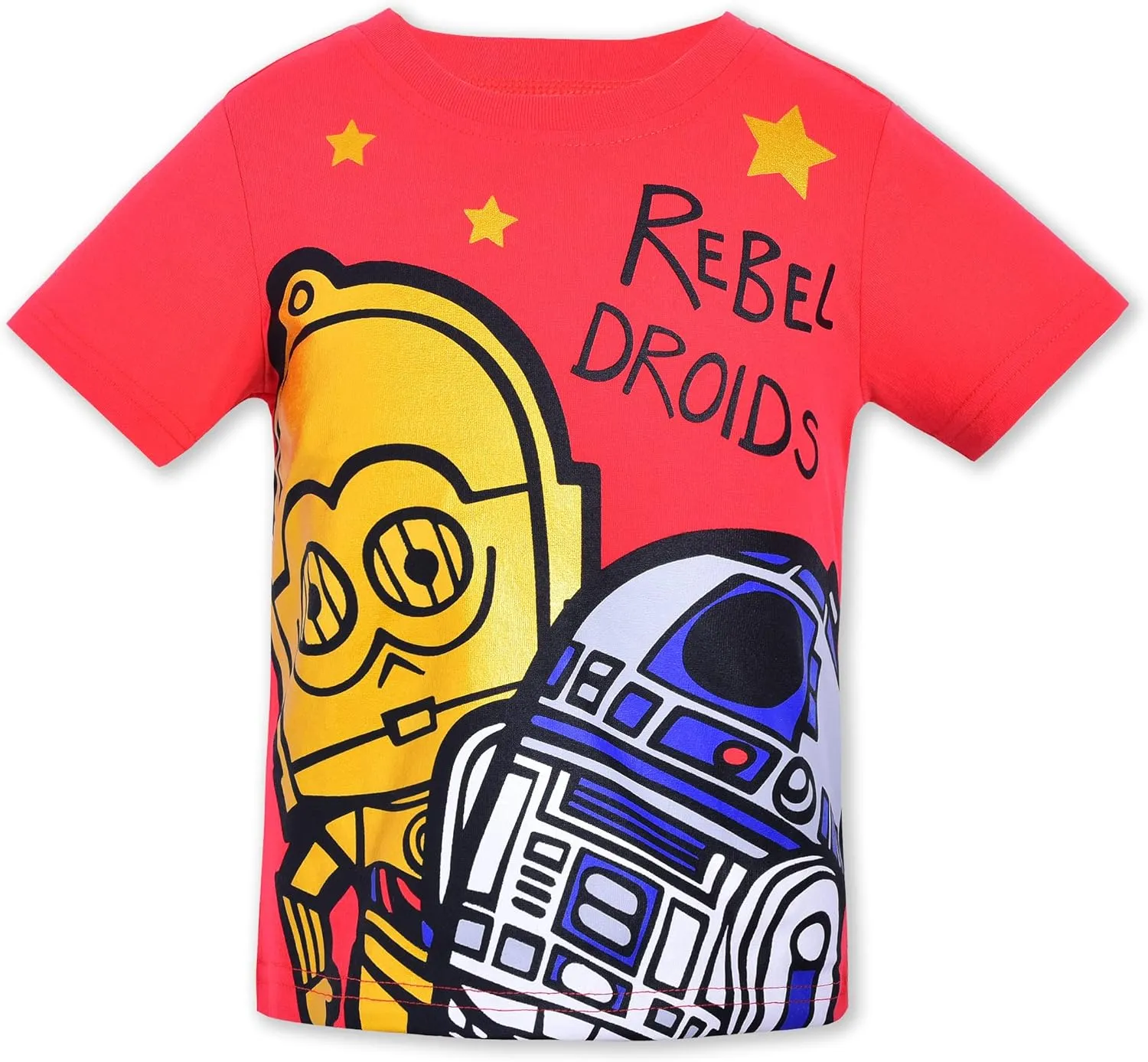 STAR WARS Boys 4 Pack Short Sleeve T-Shirt for Toddler and Little Kids