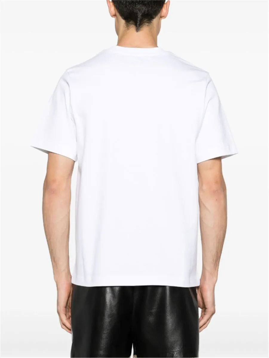 STATUE EN MARBRE-PRINT COTTON T-SHIRT