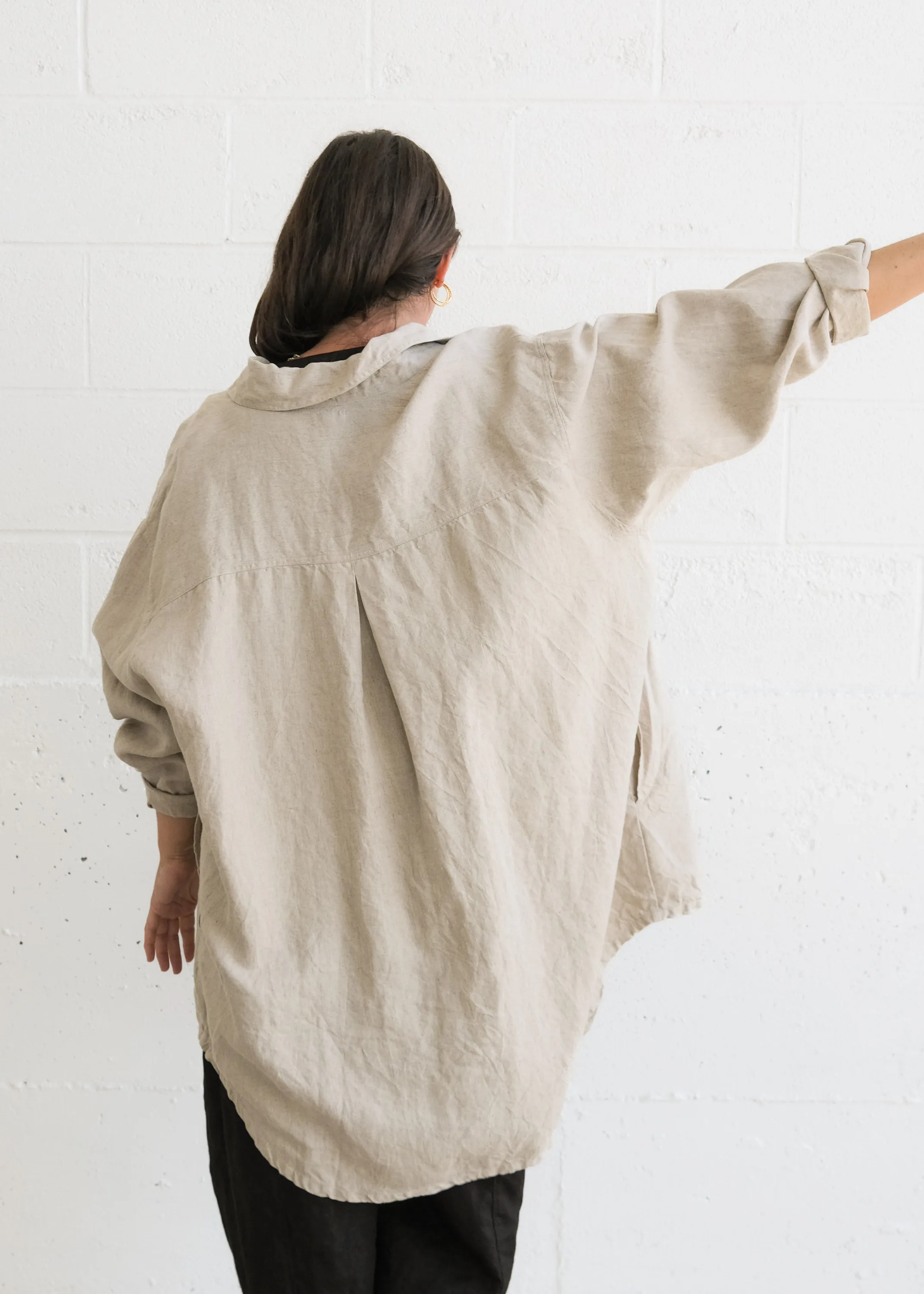 Studio Jacket - Linen - Natural