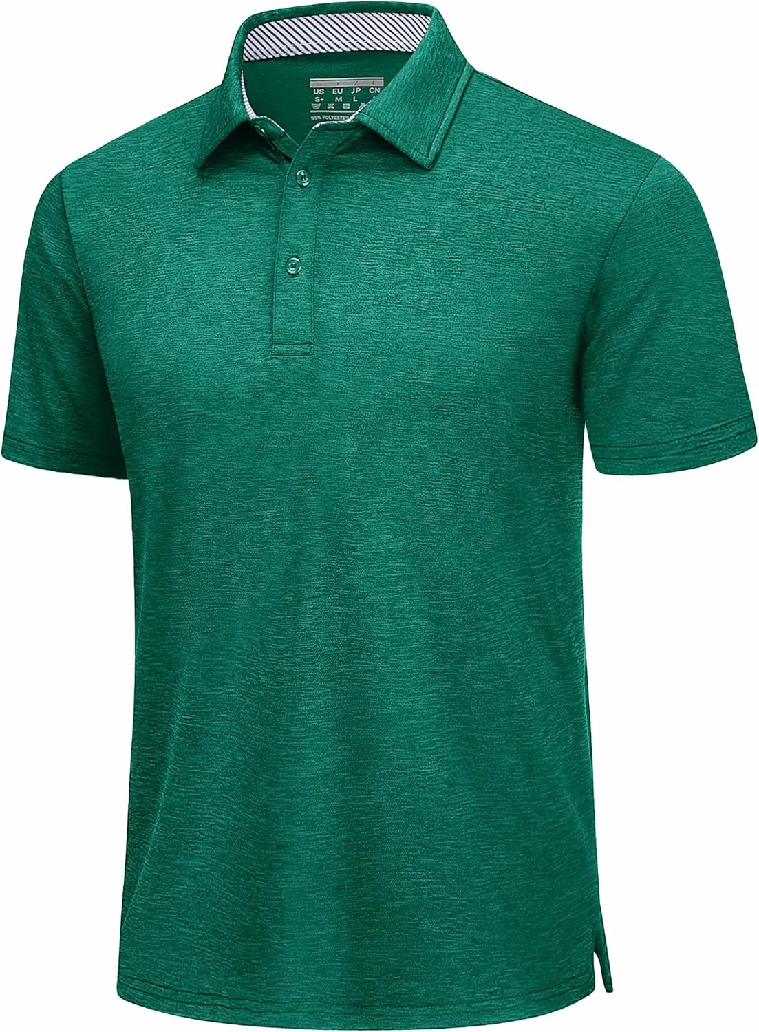 TACVASEN Men's Golf Shirts Short Sleeve Quick Dry Polo Shirts Moisture Wicking Casual Business Sports Breathable Polo