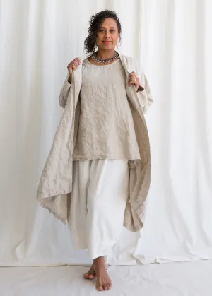Tanda Coat - Linen - Natural