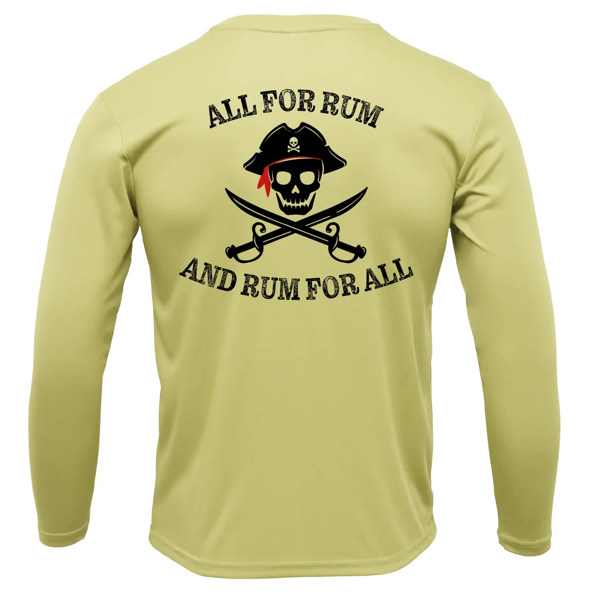 Texas Freshwater Born "All For Rum and Rum For All" Girl's Long Sleeve UPF 50  Dry-Fit Shirt