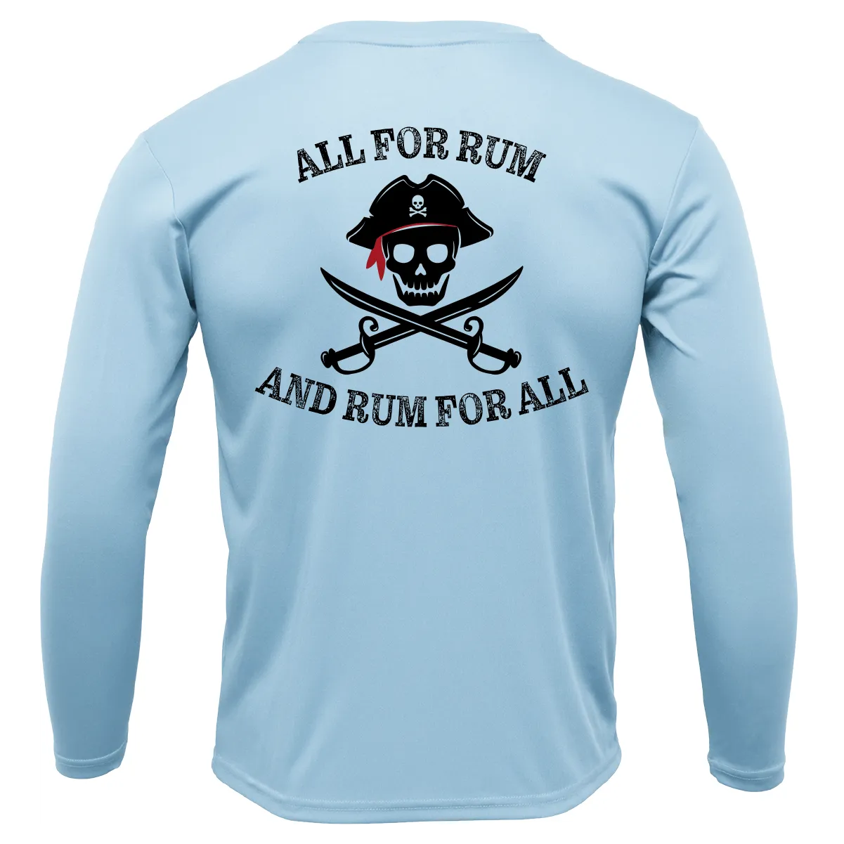 Texas Freshwater Born "All For Rum and Rum For All" Girl's Long Sleeve UPF 50  Dry-Fit Shirt