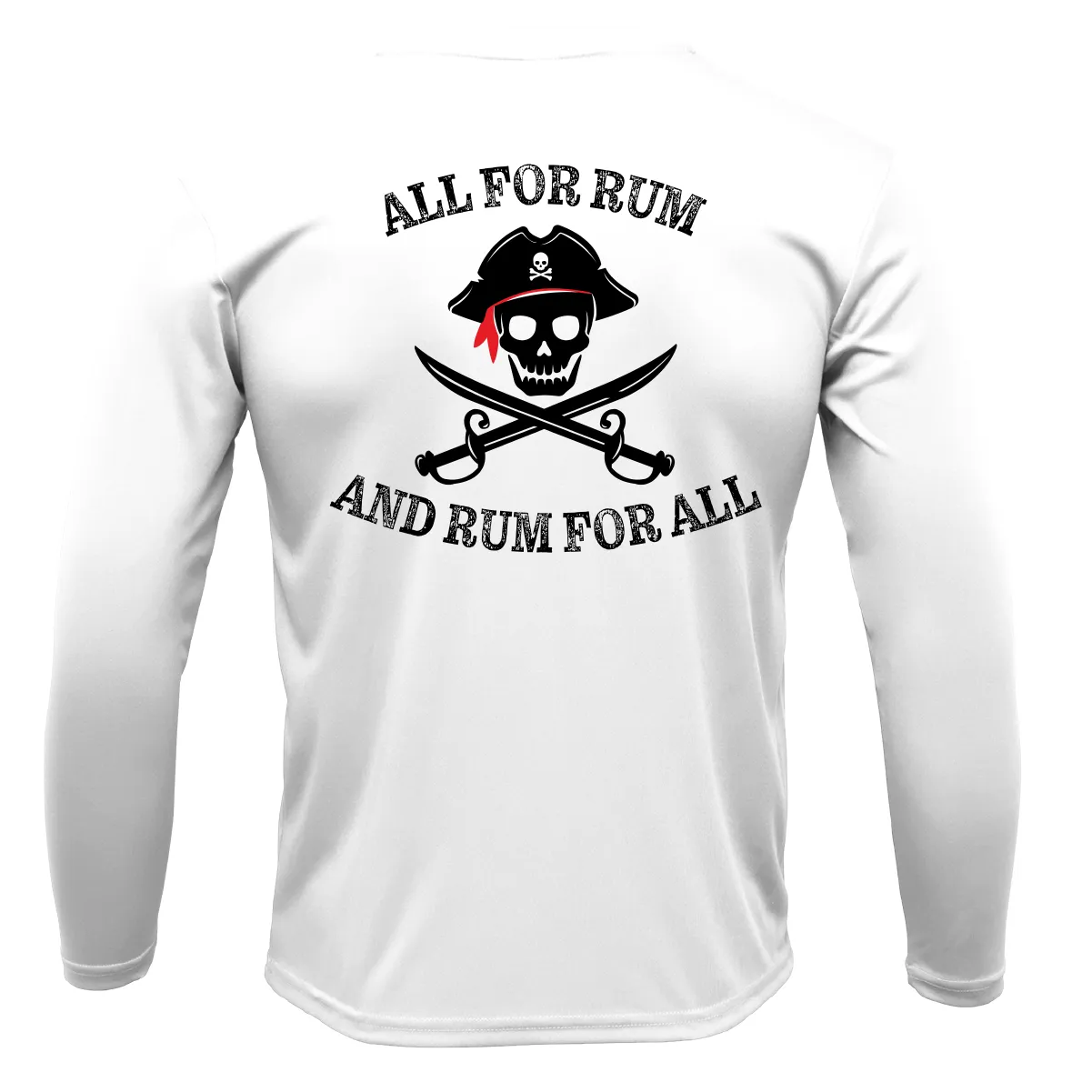 Texas Freshwater Born "All For Rum and Rum For All" Girl's Long Sleeve UPF 50  Dry-Fit Shirt