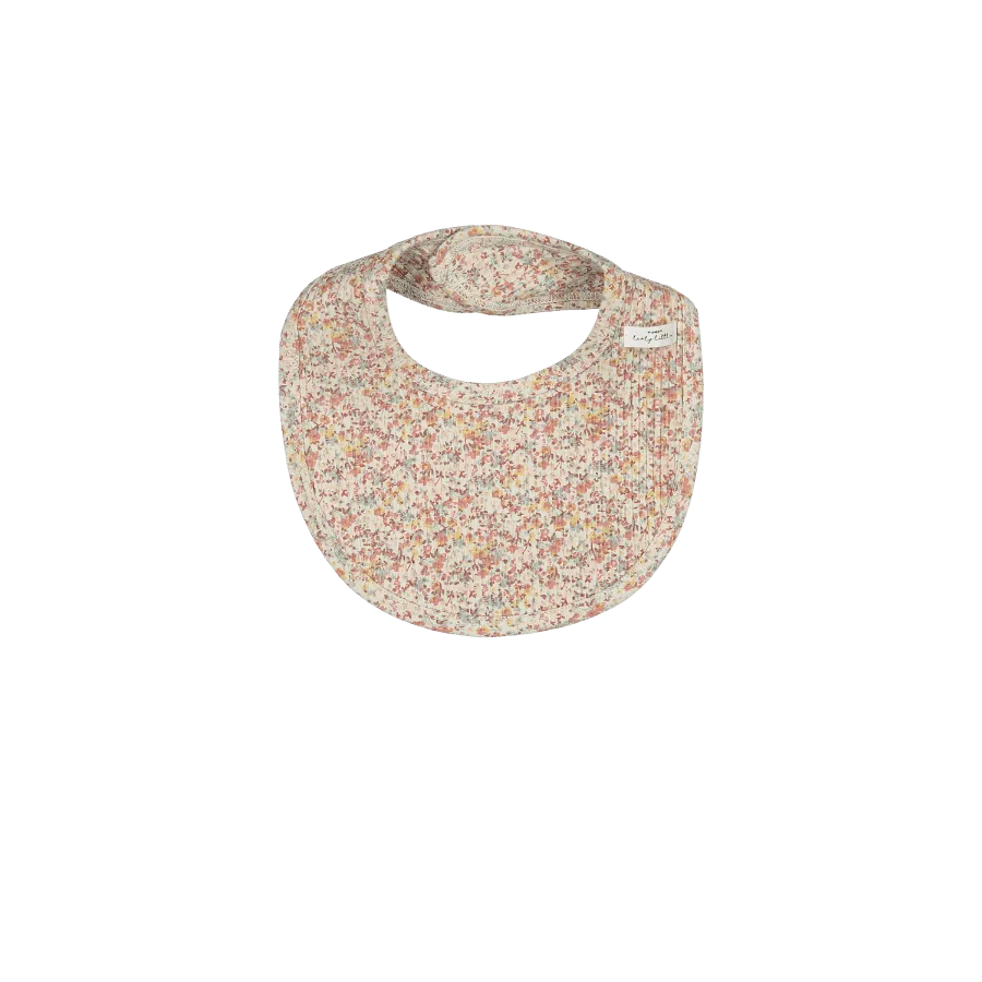 The Printed Bib - Mist Floral